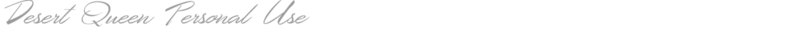 Desert Queen font preview